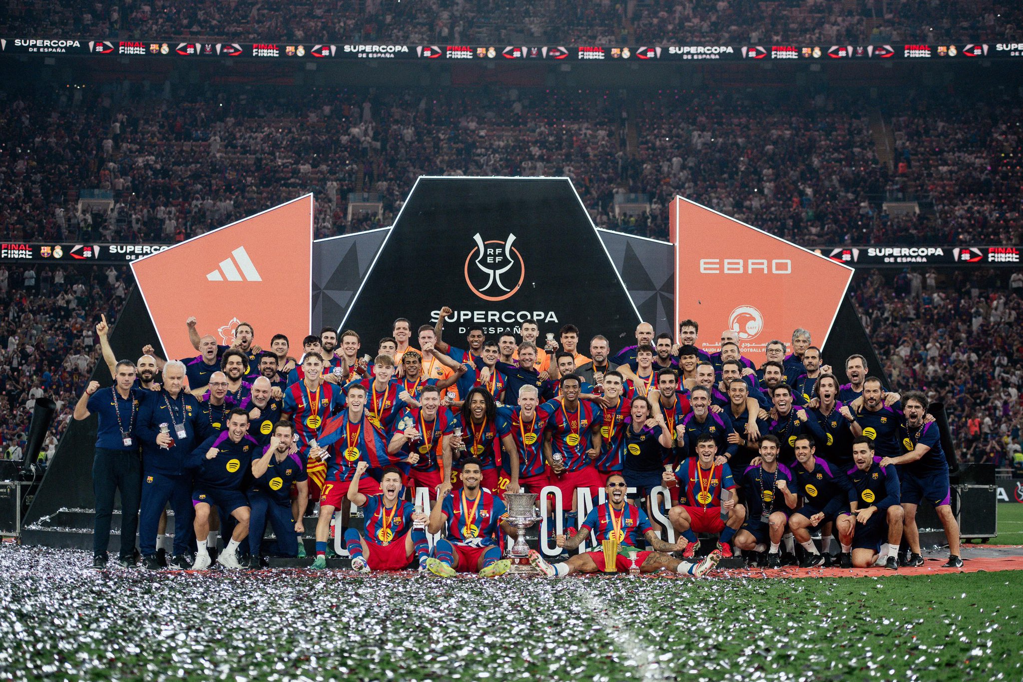 Barcelona se queda con la Supercopa: Raphinha firma un doblete en otro Clásico de alto voltaje