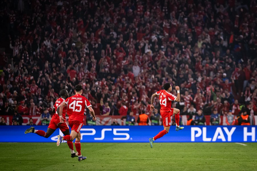 Bayern y Arsenal avanzan a semifinales de Champions; series definidas tras cuartos de final