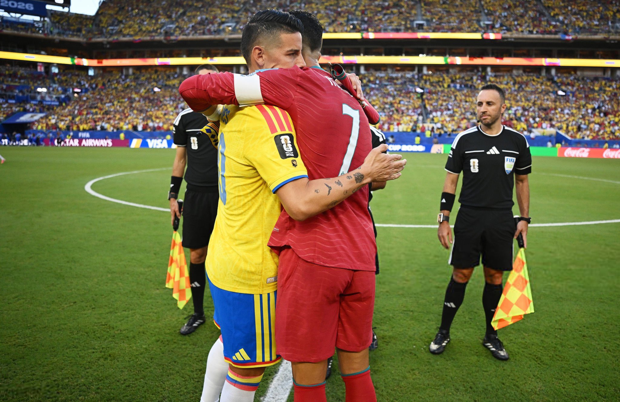 Colombia y Portugal empatan 0-0 en un partidazo; los cafeteros avanzan como líderes del Grupo K