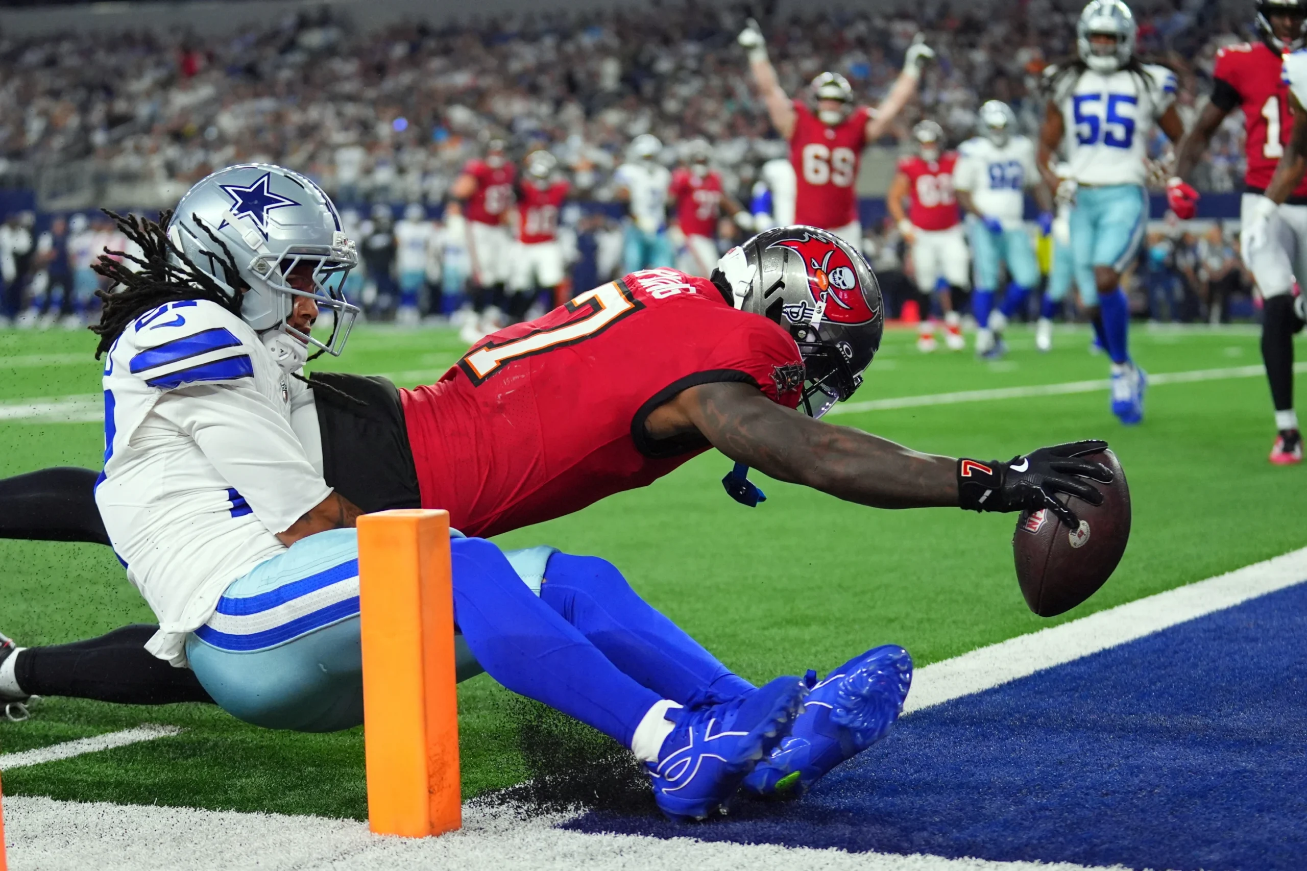 Imagen del partido entre Tampa Bay Buccaneers y Dallas Cowboys del 8 de octubre de 2026